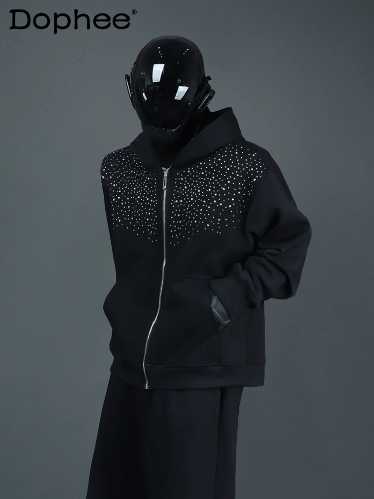 2025 Early Spring New Casual Men's Sets Men's Loose Korean Version Babysbreath Hot Diamond Hooded Sweatshirts Jacket Trousers
2025 Early Spring New Casual Men's Sets Men's Loose Korean Version Babysbreath Hot Diamond Hooded Sweatshirts Jacket Trousers