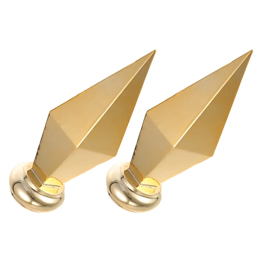 2 Pcs Flagpole Head Topper Finials Aluminum Durable Elegant Design for Conference Ceremonial Settings Reusable Indoors 
2 Pcs Flagpole Head Topper Finials Aluminum Durable Elegant Design for Conference Ceremonial Settings Reusable Indoors