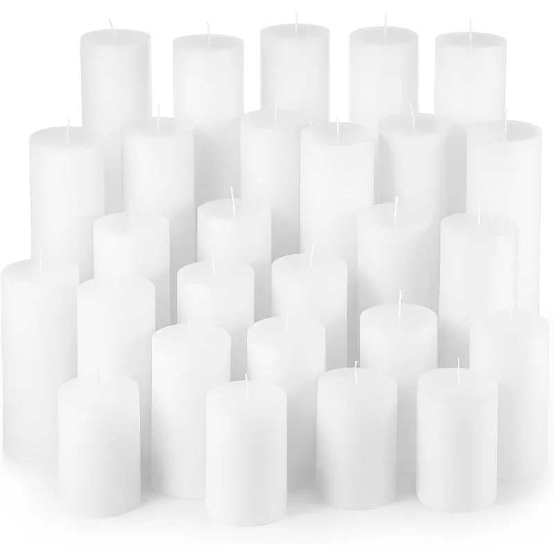 Pillar Candles 3 in x 3,4,5,6,8,10 Dripless Unscented Smokeless Candle Long Burning Decorative Rustic Candles with Cott
Pillar Candles 3 in x 3,4,5,6,8,10 Dripless Unscented Smokeless Candle Long Burning Decorative Rustic Candles with Cott