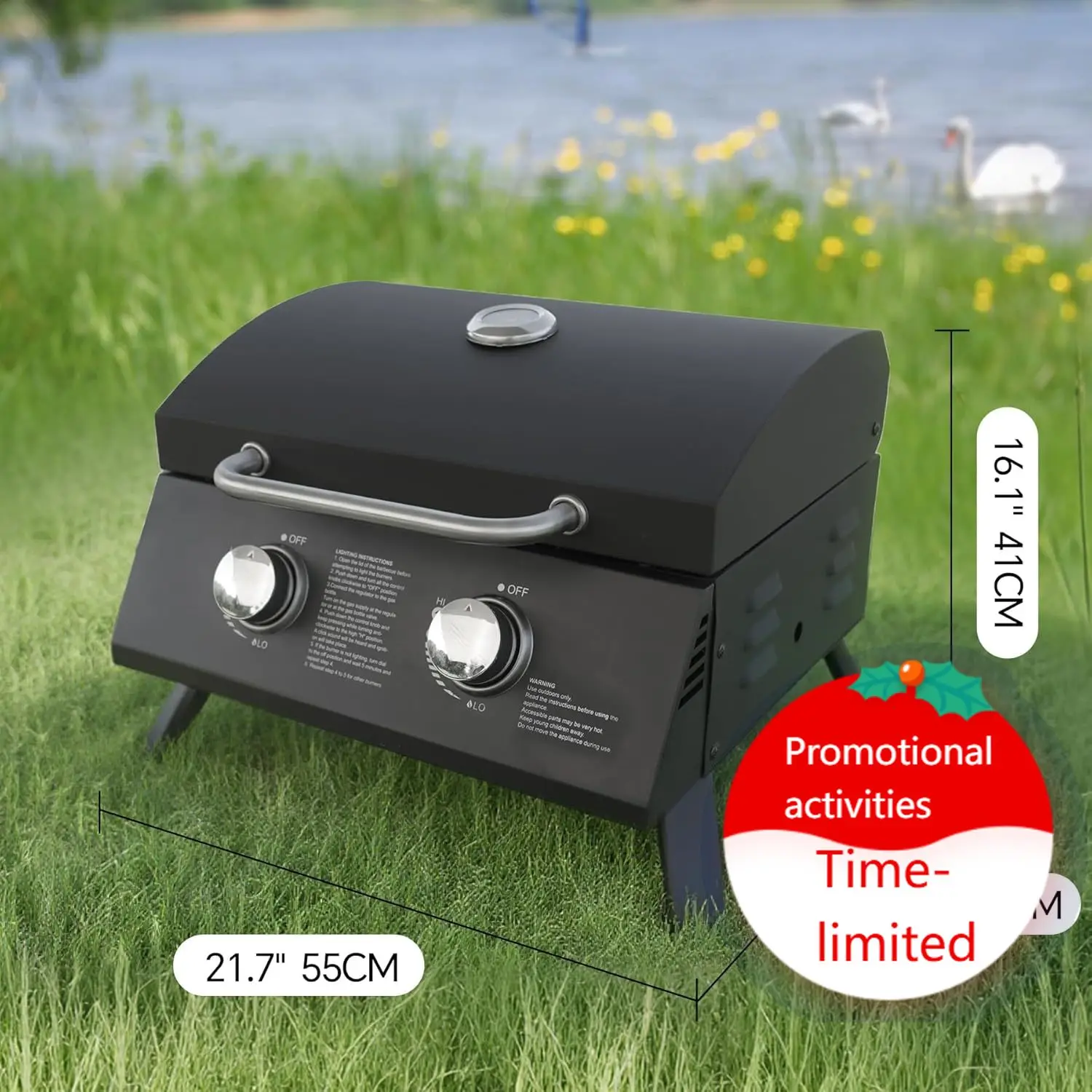 Portable Grill Propane. Portable Gas Grill With Dual Burners,Table Top Grill Propane Twist-Start Ignition, Perfect For Camping,
Portable Grill Propane. Portable Gas Grill With Dual Burners,Table Top Grill Propane Twist-Start Ignition, Perfect For Camping,