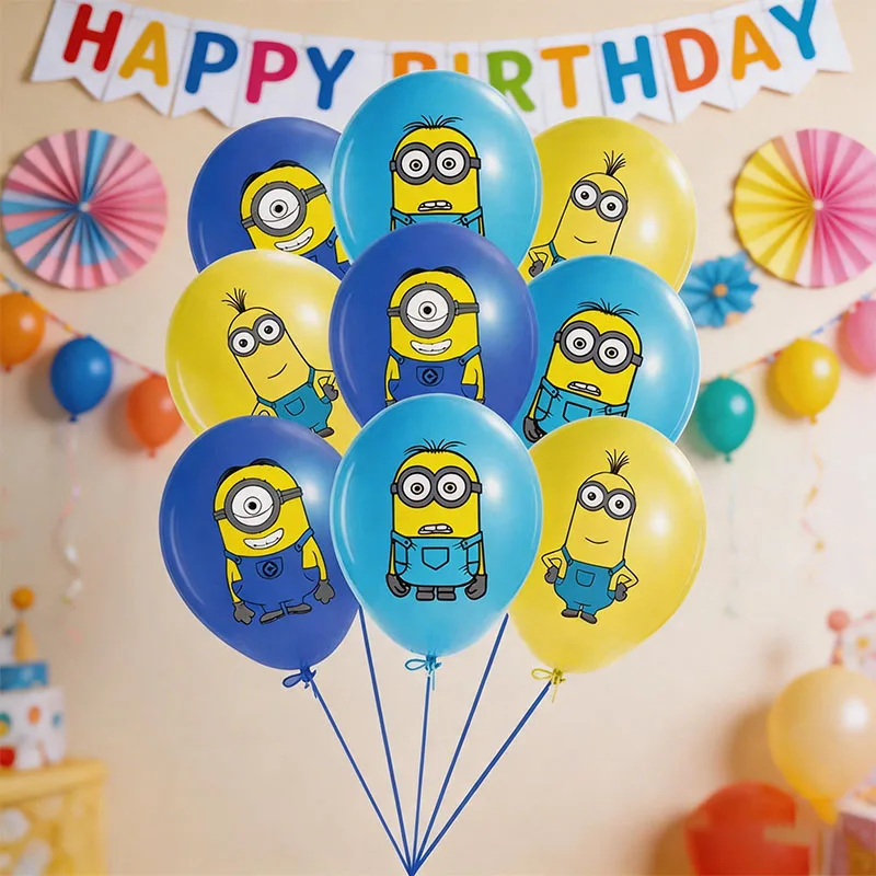 18pcs/set New Cute Cartoon Anime Minions Themed Birthday Party Scene Decoration 12 Inch Latex Balloon Set
18pcs/set New Cute Cartoon Anime Minions Themed Birthday Party Scene Decoration 12 Inch Latex Balloon Set