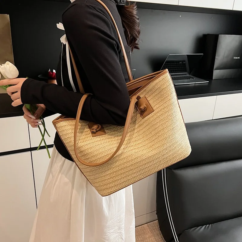 2025 Spring Large Capacity Underarm Tote Bag - Adjustable Vegan Leather Commuter Purse, Quiet Luxury Work Bag & Minimalist Chic
2025 Spring Large Capacity Underarm Tote Bag - Adjustable Vegan Leather Commuter Purse, Quiet Luxury Work Bag & Minimalist Chic