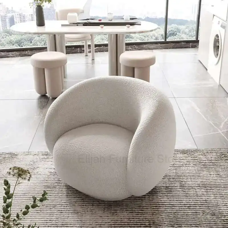 Aesthetic Sofa Chair Designer Light Luxury Living Room Balcony Leisure Chair Armchairs Lamb Fauteuil Salon Bedroom Furniture FYH
Aesthetic Sofa Chair Designer Light Luxury Living Room Balcony Leisure Chair Armchairs Lamb Fauteuil Salon Bedroom Furniture FYH