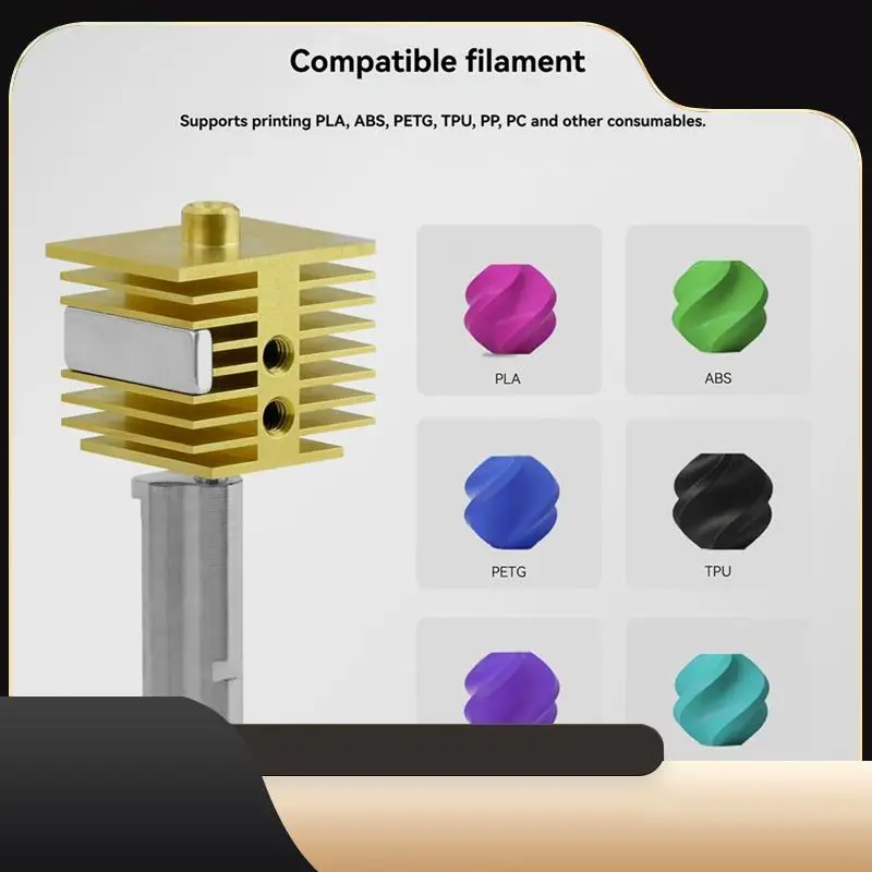 Для Bambu Lab A1/A1 Mini Hot End Upgrade Быстрая замена насадки для деталей 3D-принтера 0,6 мм-T44C
Для Bambu Lab A1/A1 Mini Hot End Upgrade Быстрая замена насадки для деталей 3D-принтера 0,6 мм-T44C