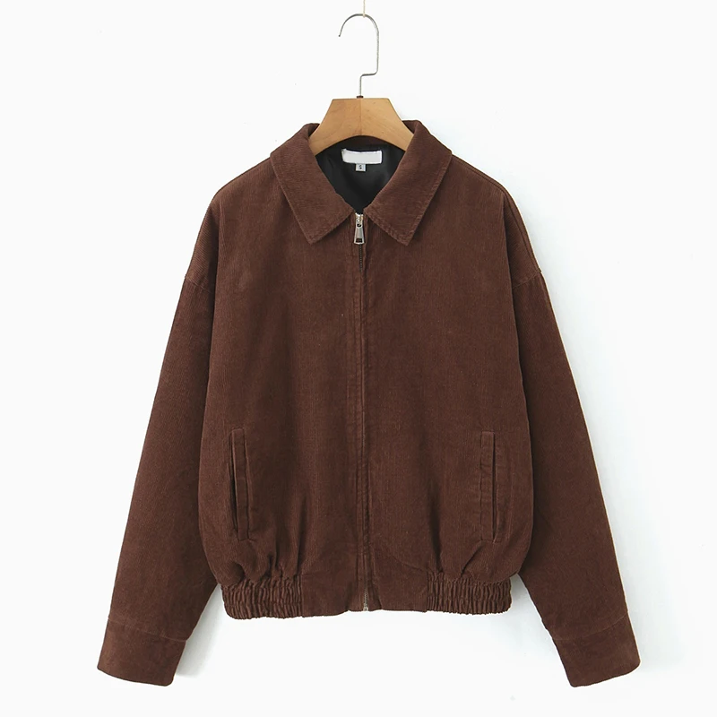 YENKYE Autumn Winter Corduroy Jacket For Women Front Zipper Long Sleeve Lapel Collar Vintage Casual Coat Female 2025 Outerwear
YENKYE Autumn Winter Corduroy Jacket For Women Front Zipper Long Sleeve Lapel Collar Vintage Casual Coat Female 2025 Outerwear