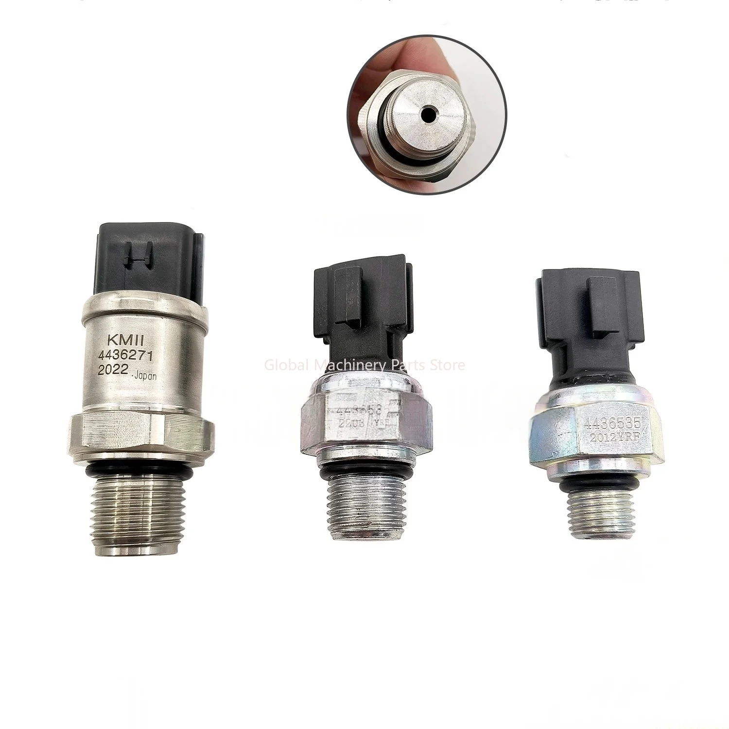 Hitachi excavator distribution valve pilot pressure/high/low pressure sensor 4436271 4436535 4436536 20PS586-23 20PS586-8D
Hitachi excavator distribution valve pilot pressure/high/low pressure sensor 4436271 4436535 4436536 20PS586-23 20PS586-8D