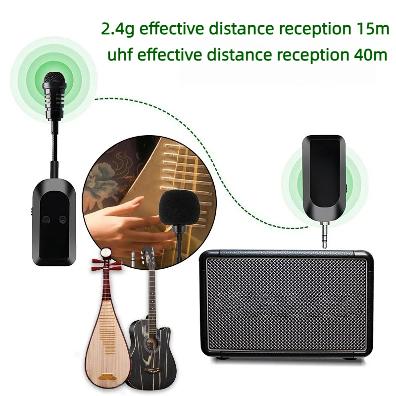 2.4G Wireless Microphone Guzheng/guqin Pickup Performance Guitar Violin Microphone Stringed Musical Instruments Accessories
2.4G Wireless Microphone Guzheng/guqin Pickup Performance Guitar Violin Microphone Stringed Musical Instruments Accessories