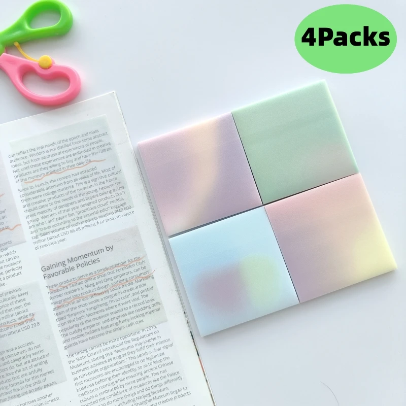 4Packs Color Series Self Adhesive Memo Pad, Sticky Notes, Bookmark, Sticker Marker, Sticker Paper, Office, School Supplies
4Packs Color Series Self Adhesive Memo Pad, Sticky Notes, Bookmark, Sticker Marker, Sticker Paper, Office, School Supplies
