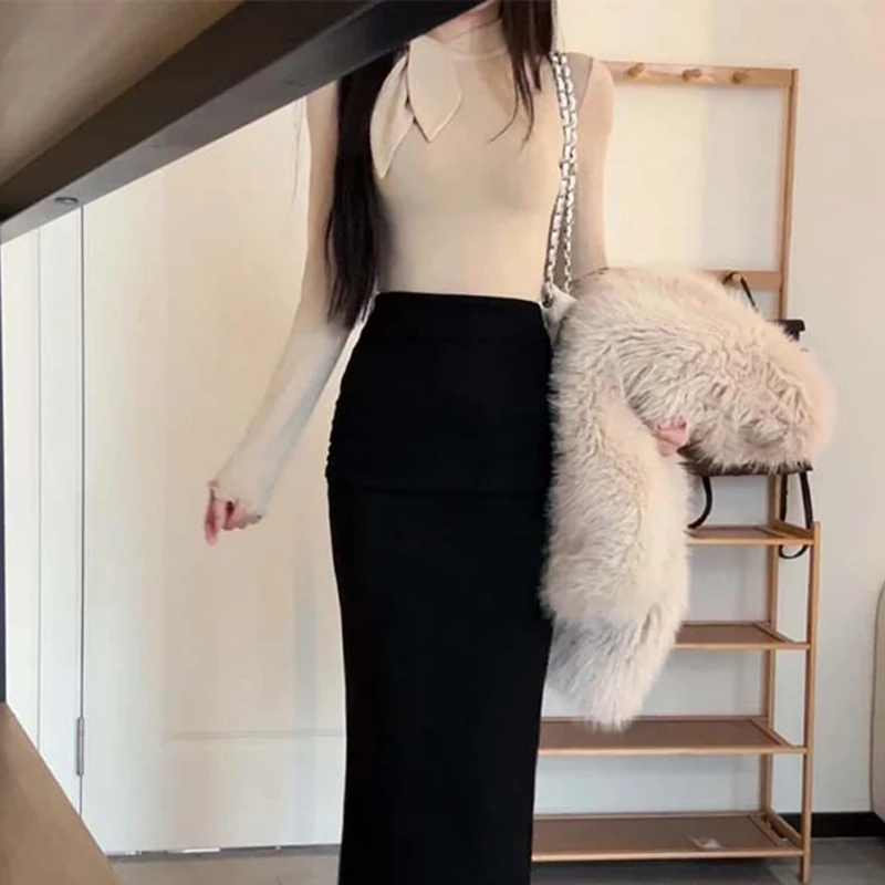 Korean Sle Autumn Winter irt Skirt Set Waist Cinched Long Sve round Ne Busin Sle Polyester Fiber Adult Women's ...
Korean Sle Autumn Winter irt Skirt Set Waist Cinched Long Sve round Ne Busin Sle Polyester Fiber Adult Women's ...
