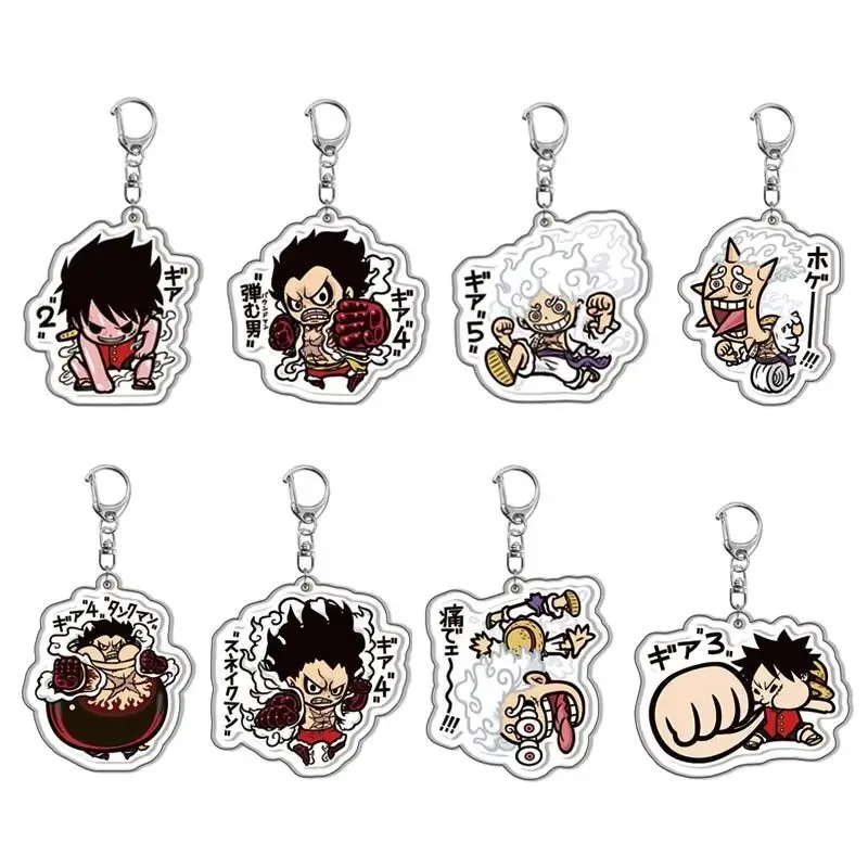 8pcs Japanese Anime One Piece Monkey D Luffy Four Levels and Five Levels Key Chain Gift Anime Merchandise
8pcs Japanese Anime One Piece Monkey D Luffy Four Levels and Five Levels Key Chain Gift Anime Merchandise