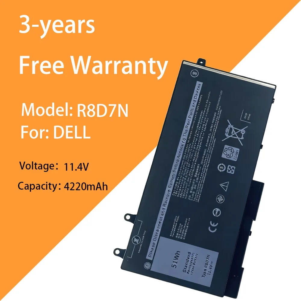 Аккумулятор для ноутбука 11,4 В R8D7N для DEll R8D7N Precision M3540 1V1XF 3550
Аккумулятор для ноутбука 11,4 В R8D7N для DEll R8D7N Precision M3540 1V1XF 3550