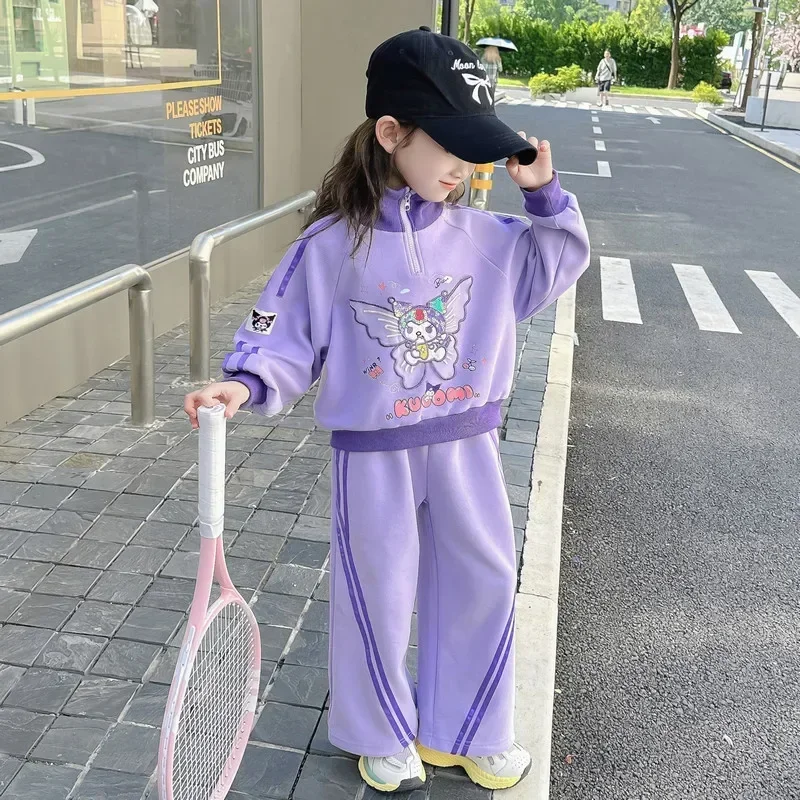 Fashion Kawaii Anime Sanrio Baseball Long Sleeve Hooded Shirt Pants Suit Cute My Melody Kuromi Cartoon Y2k Gifts for Kids
Fashion Kawaii Anime Sanrio Baseball Long Sleeve Hooded Shirt Pants Suit Cute My Melody Kuromi Cartoon Y2k Gifts for Kids