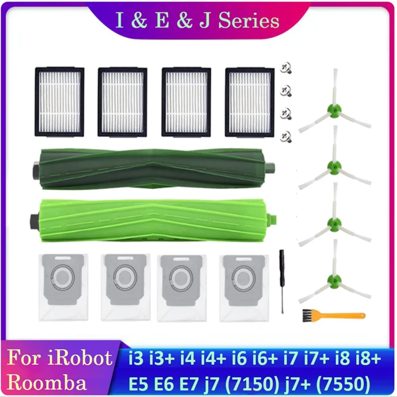 Для Irobot Roomba I1+ I7 I7+ I3+ I4+ I6+ I8+ J7+ Plus I & J Plus Series Аксессуары для пылесосов Роликовые щетки Фильтры Сумки
Для Irobot Roomba I1+ I7 I7+ I3+ I4+ I6+ I8+ J7+ Plus I & J Plus Series Аксессуары для пылесосов Роликовые щетки Фильтры Сумки
