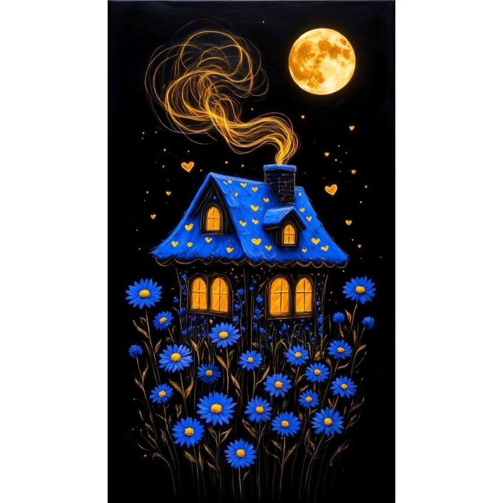 500/1000/1200/2000 PCS Jigsaw Puzzles Moon Blue Flowers House Sceneryamily Activity Games for Gameroom Bedroom Home Decor
500/1000/1200/2000 PCS Jigsaw Puzzles Moon Blue Flowers House Sceneryamily Activity Games for Gameroom Bedroom Home Decor