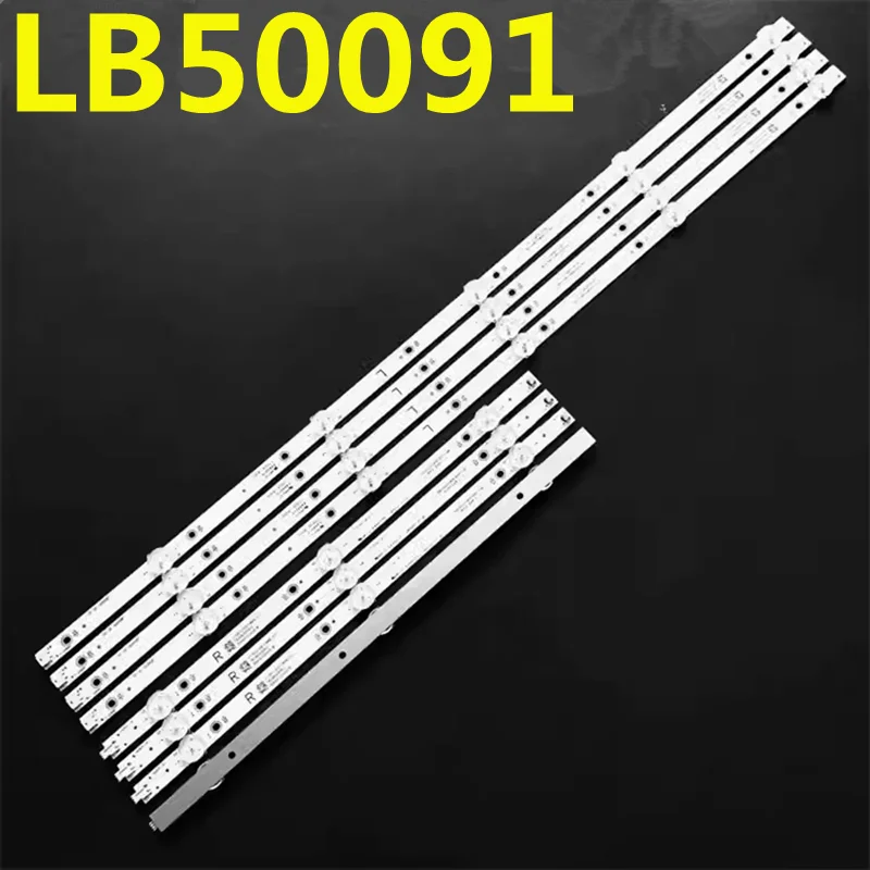 New LED Backlight Strip LB50091 V1_00 V0 50D3503V2W3C1B3 LB-PM3030-GJBBY504X8ABL2-L/R-T For LC-50LB601U NS-50DF710NA19
New LED Backlight Strip LB50091 V1_00 V0 50D3503V2W3C1B3 LB-PM3030-GJBBY504X8ABL2-L/R-T For LC-50LB601U NS-50DF710NA19