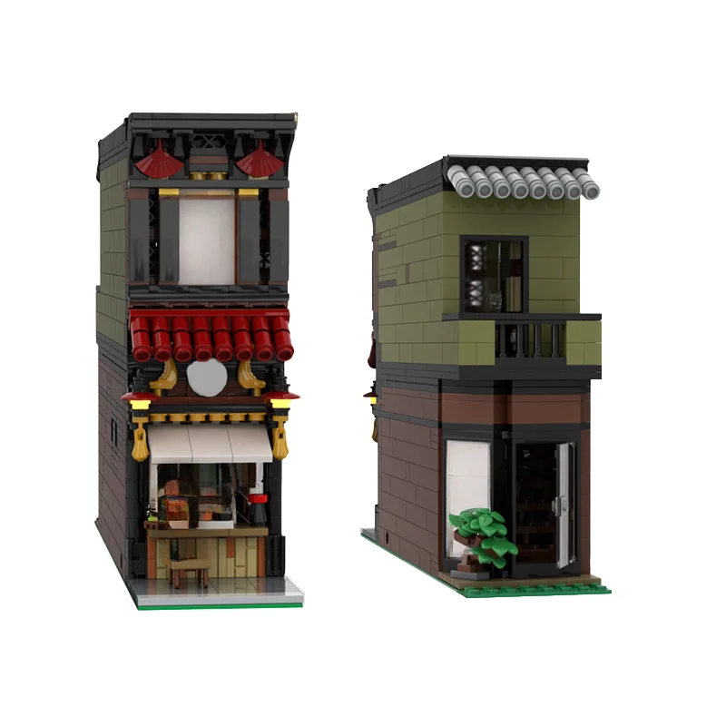 813pcs MOC Modular Streetscape Sushi Spot Model Building Blocks Construction Toys Christmas Gifts Education Brick Kids DIY Idea
813pcs MOC Modular Streetscape Sushi Spot Model Building Blocks Construction Toys Christmas Gifts Education Brick Kids DIY Idea