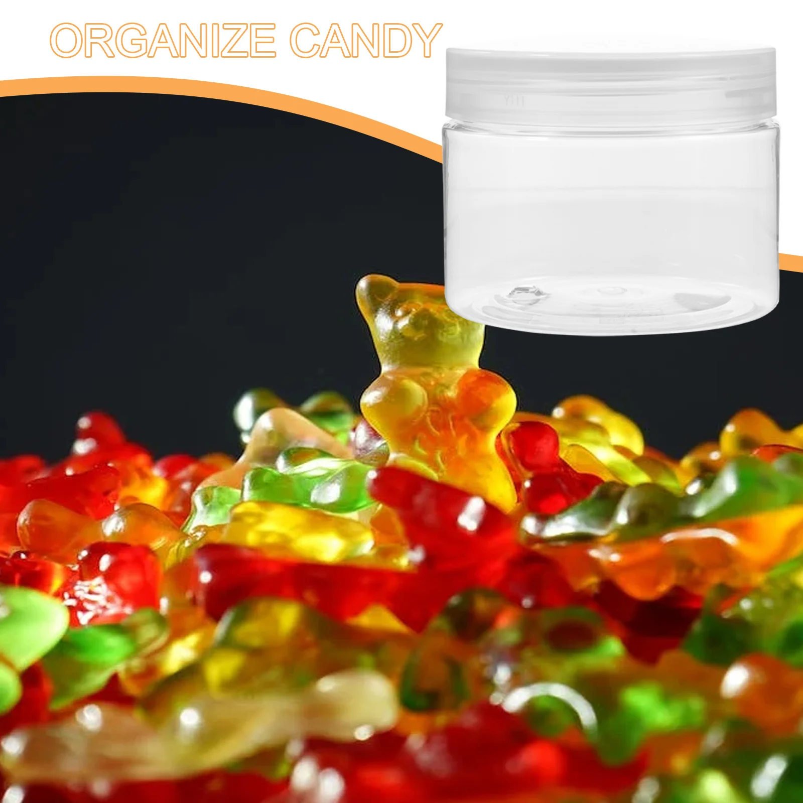 10 Pcs Clear PET Airtight Storage Jars with Screw Lid for Kitchen Container Boxes Empty Plastic Food Cylinder Jar
10 Pcs Clear PET Airtight Storage Jars with Screw Lid for Kitchen Container Boxes Empty Plastic Food Cylinder Jar