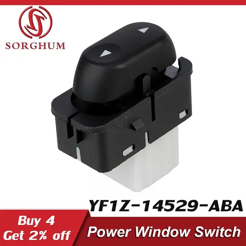Sorghum YF1Z-14529-ABA YF1Z14529ABA Elektrischer Fenster-Einzelknopf-Heber-Schalter für Ford Explorer Sport Trac Escape 2001–2007