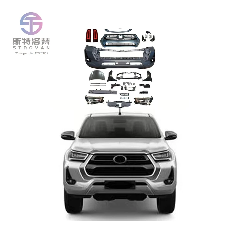 Car Facelift Bodykit Car Modification Parts Body Kit for for 05-14 VIGO UPGRADE to HILUX 2021 REVO Facelift Body Kit
Car Facelift Bodykit Car Modification Parts Body Kit for for 05-14 VIGO UPGRADE to HILUX 2021 REVO Facelift Body Kit