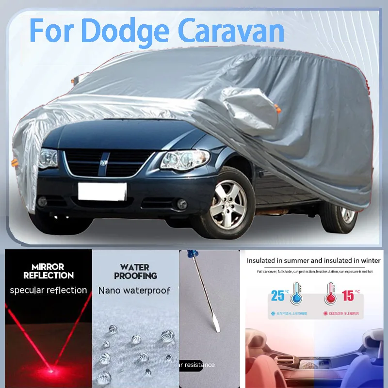 For Dodge Caravan Full Car cover with UV protection and Winter Insulation roles,Rainproof,Snowproof Ati-frost properties.
For Dodge Caravan Full Car cover with UV protection and Winter Insulation roles,Rainproof,Snowproof Ati-frost properties.