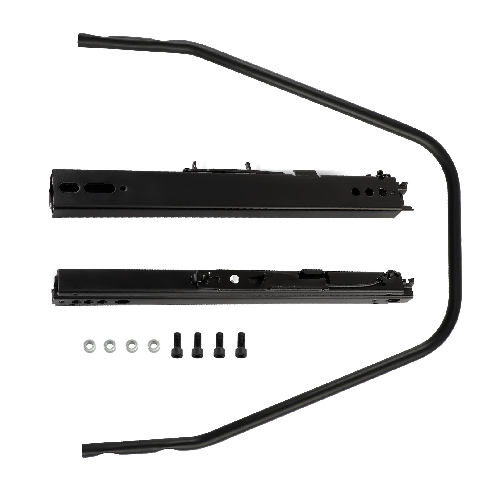 Universal Racing Seat Slider Rail Track Kit Seat Base with Lock Brackets Set
Universal Racing Seat Slider Rail Track Kit Seat Base with Lock Brackets Set