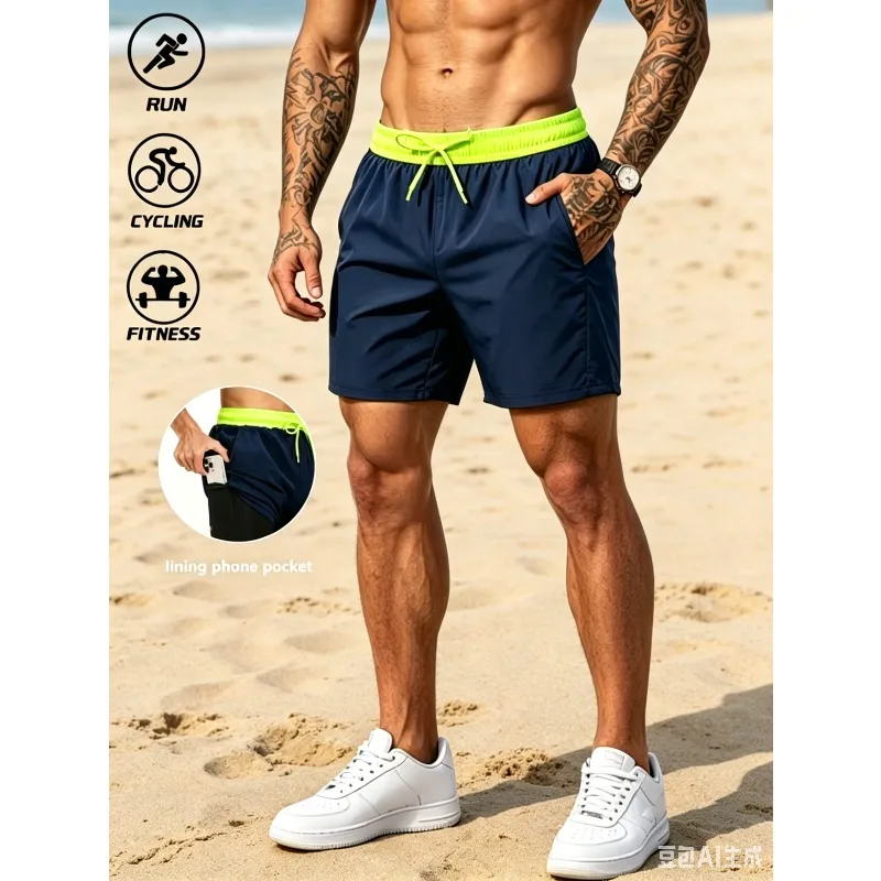 New men's short pants for running, sports, casual wear, swimming, fitness, breathable mesh shorts, training and fitness pants
New men's short pants for running, sports, casual wear, swimming, fitness, breathable mesh shorts, training and fitness pants