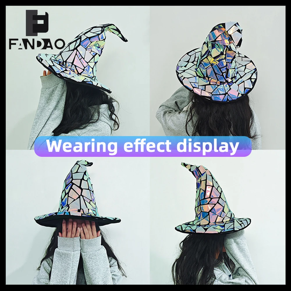 Cyberpunk Witch Hat Halloween Party Costume Cosplay Hat Unisex Masquerade Carnival Costume Props Holiday Gift Party Decoration
Cyberpunk Witch Hat Halloween Party Costume Cosplay Hat Unisex Masquerade Carnival Costume Props Holiday Gift Party Decoration