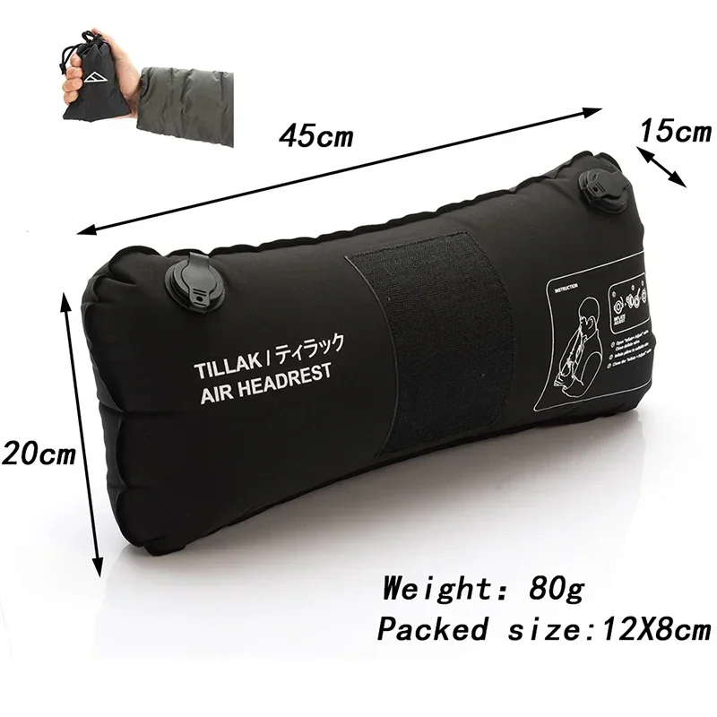 Tillak Outdoor Camping Inflatable Pillow Portable Soft Ultra Light Pillow Moon Chair Folding Chair Inflatable Pillow45X15X20CM
Tillak Outdoor Camping Inflatable Pillow Portable Soft Ultra Light Pillow Moon Chair Folding Chair Inflatable Pillow45X15X20CM