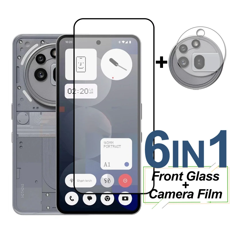 Full Cover Tempered Glass For Nothing Phone 3a Pro Screen Protector Protective Phone Camera Lens Film On Nothing Phone (3a) Pro
Full Cover Tempered Glass For Nothing Phone 3a Pro Screen Protector Protective Phone Camera Lens Film On Nothing Phone (3a) Pro