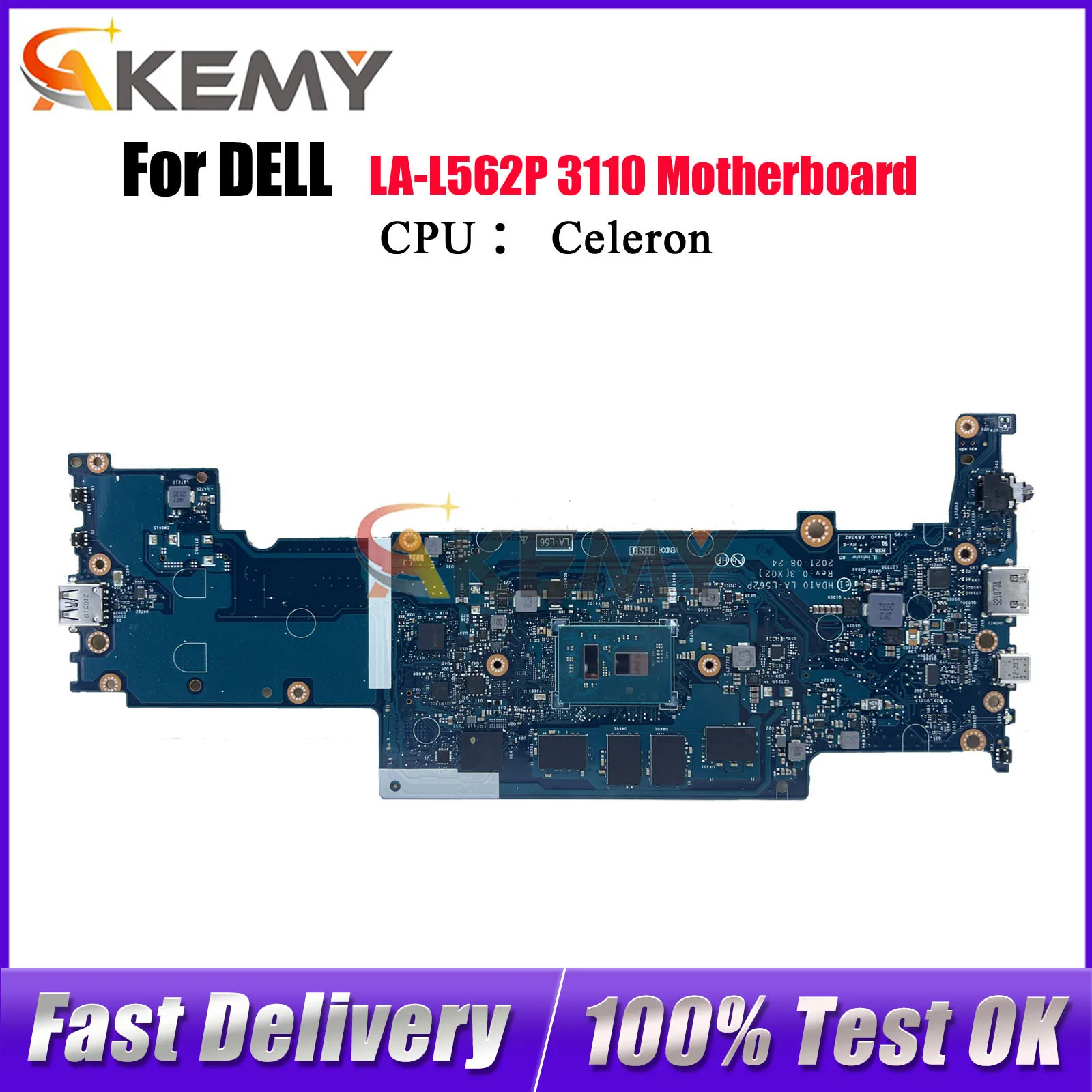 Материнская плата для ноутбука Dell Chromebook 3110 LA-L562P с процессором N4500, 4 ГБ ОЗУ, 32 ГБ-SSD 0VGHC3 1G35J HDA10, 100% полностью протестировано
Материнская плата для ноутбука Dell Chromebook 3110 LA-L562P с процессором N4500, 4 ГБ ОЗУ, 32 ГБ-SSD 0VGHC3 1G35J HDA10, 100% полностью протестировано