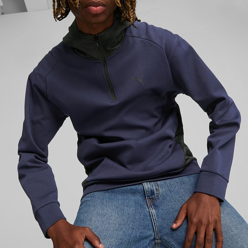 Puma genuine New Men and Women's Outdoor Hooded Half-Zip Knit Casual Fashion Sweatshirt 678380-06
Puma genuine New Men and Women's Outdoor Hooded Half-Zip Knit Casual Fashion Sweatshirt 678380-06