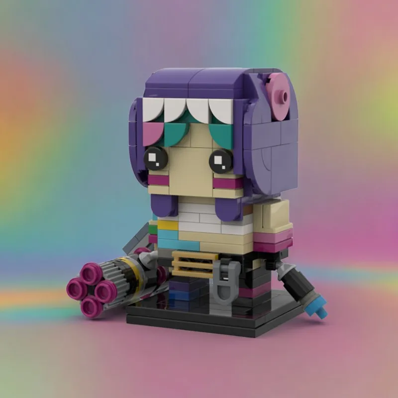 248 шт. Moc Jinx Arcane BrickHeadz строительные блоки развивающие игрушки STEM творческий подарок на день рождения и навыки для мальчиков и девочек
248 шт. Moc Jinx Arcane BrickHeadz строительные блоки развивающие игрушки STEM творческий подарок на день рождения и навыки для мальчиков и девочек