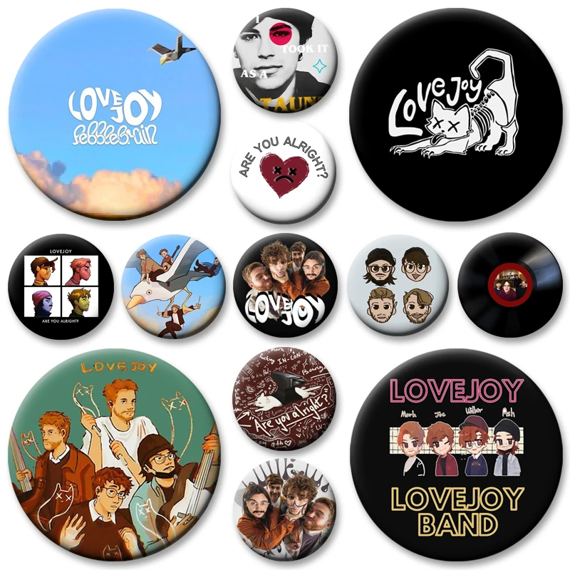 Anime Lovejoy Rock Band Pins Music Singer Beautiful Badge Handmade Exquisite Tinplate Brooches for Backpack Clothes Jewelry Bag
Anime Lovejoy Rock Band Pins Music Singer Beautiful Badge Handmade Exquisite Tinplate Brooches for Backpack Clothes Jewelry Bag