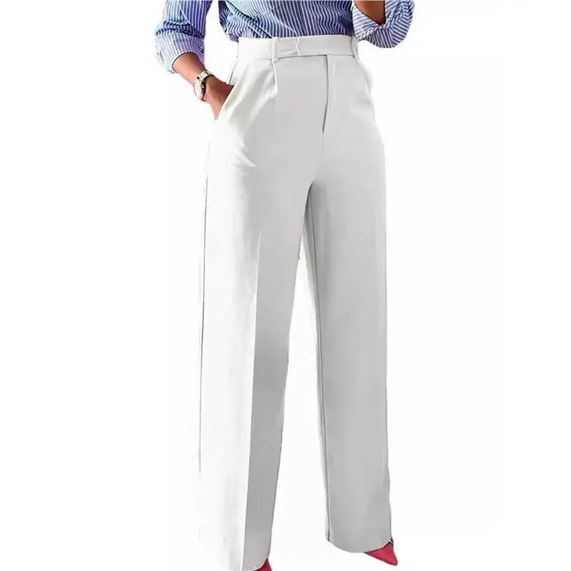 CYL-Women's High Waisted Wide Leg Dress Pants For Business And Office Wear
CYL-Women's High Waisted Wide Leg Dress Pants For Business And Office Wear