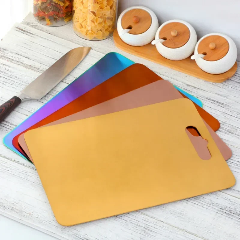 Kitchen Stainless Steel Chopping Blocks Utensil Hangable Food Slice Cutting Storage Board Bar Home Kit WF
Kitchen Stainless Steel Chopping Blocks Utensil Hangable Food Slice Cutting Storage Board Bar Home Kit WF