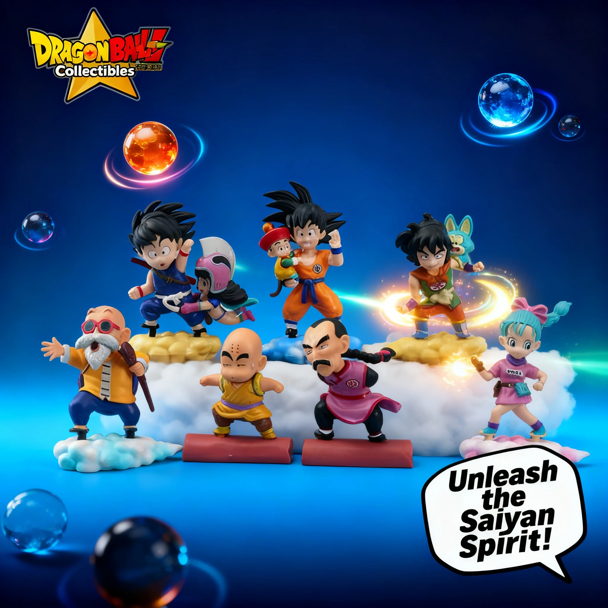 7 PCS Dragon Ball Action Figures Anime Cartoon Goku Master Roshi Yamcha Krillin Bulma Collectible Toys Decor Model Statue
7 PCS Dragon Ball Action Figures Anime Cartoon Goku Master Roshi Yamcha Krillin Bulma Collectible Toys Decor Model Statue
