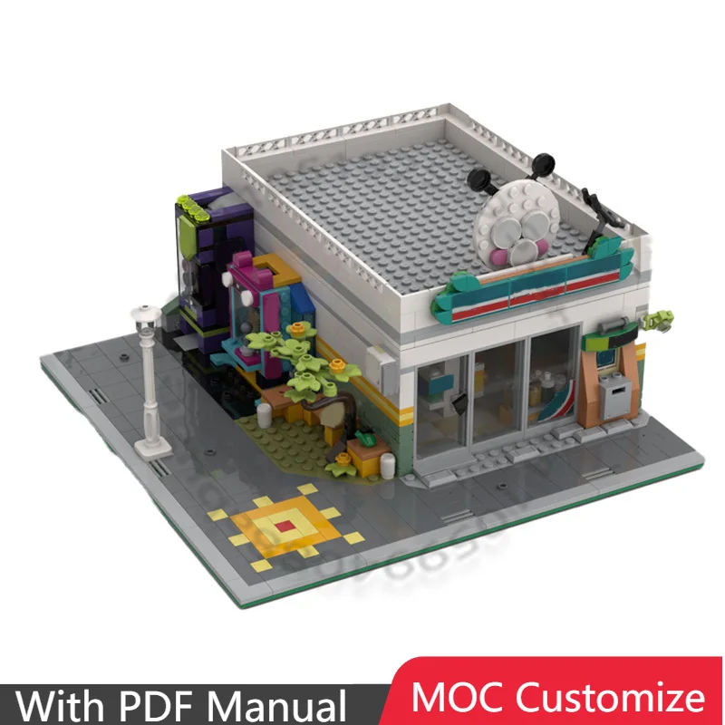1015 PCS Construction Panda Supermarket Modular MOC Customize Modular Building Block Popular Design DIY Boys Holiday Toy Gifts
1015 PCS Construction Panda Supermarket Modular MOC Customize Modular Building Block Popular Design DIY Boys Holiday Toy Gifts