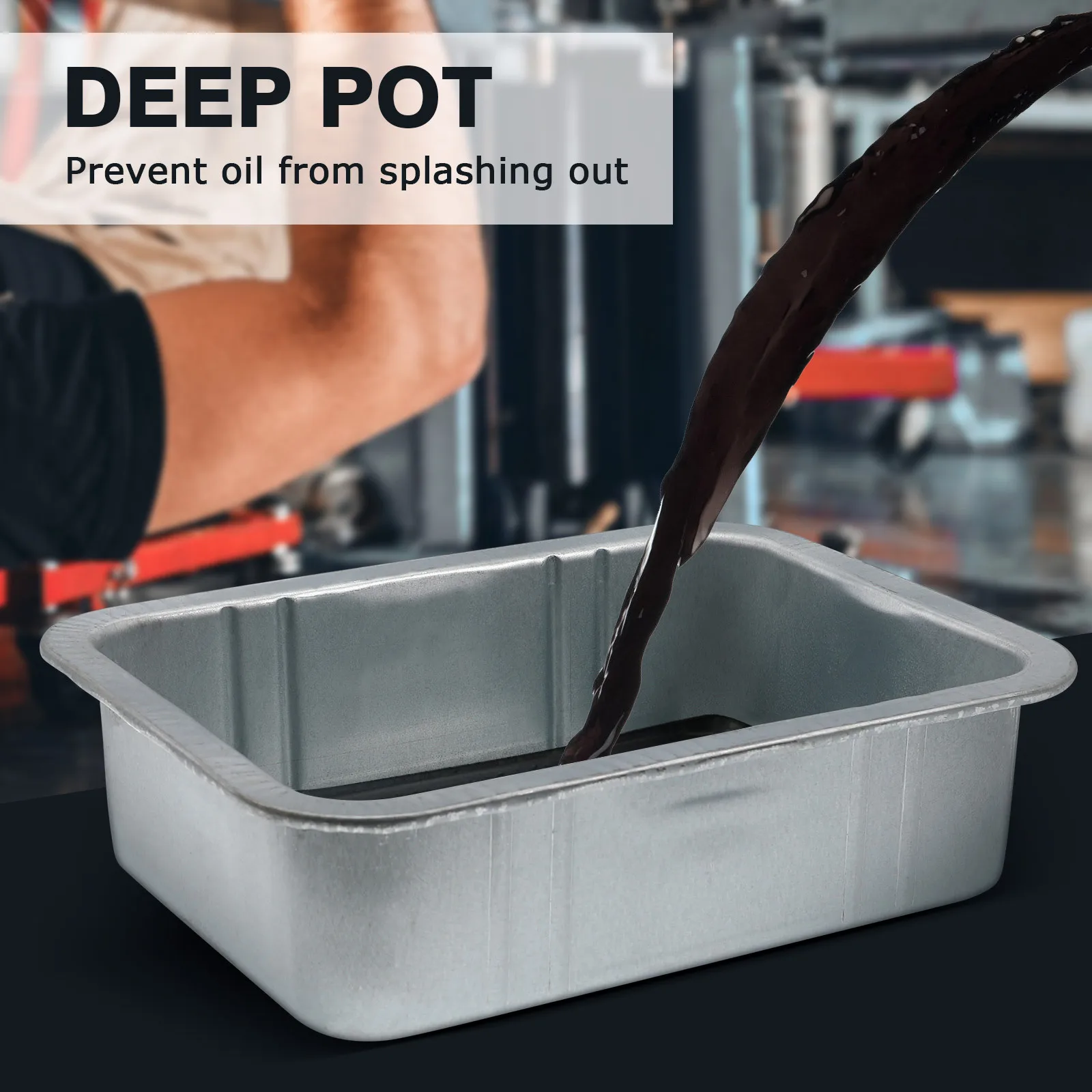 Fluid Change Oil Drain Pan 16L Steel Drip Tray Waste Engine Oil Collector for Auto Repair
Fluid Change Oil Drain Pan 16L Steel Drip Tray Waste Engine Oil Collector for Auto Repair