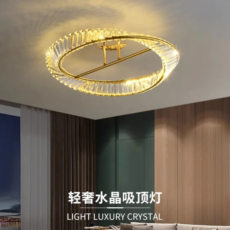 Light luxury Italian crystal living room ceiling light, postmodern new bedroom Room light, minimalist restaurant lighting
Light luxury Italian crystal living room ceiling light, postmodern new bedroom Room light, minimalist restaurant lighting