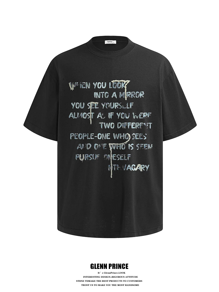 GPstudio American Trend Hand-drawn Graffiti 300G Short-sleeved Men's T-shirt Summer Oversize Pure Cotton Half-sleeve Tee
GPstudio American Trend Hand-drawn Graffiti 300G Short-sleeved Men's T-shirt Summer Oversize Pure Cotton Half-sleeve Tee