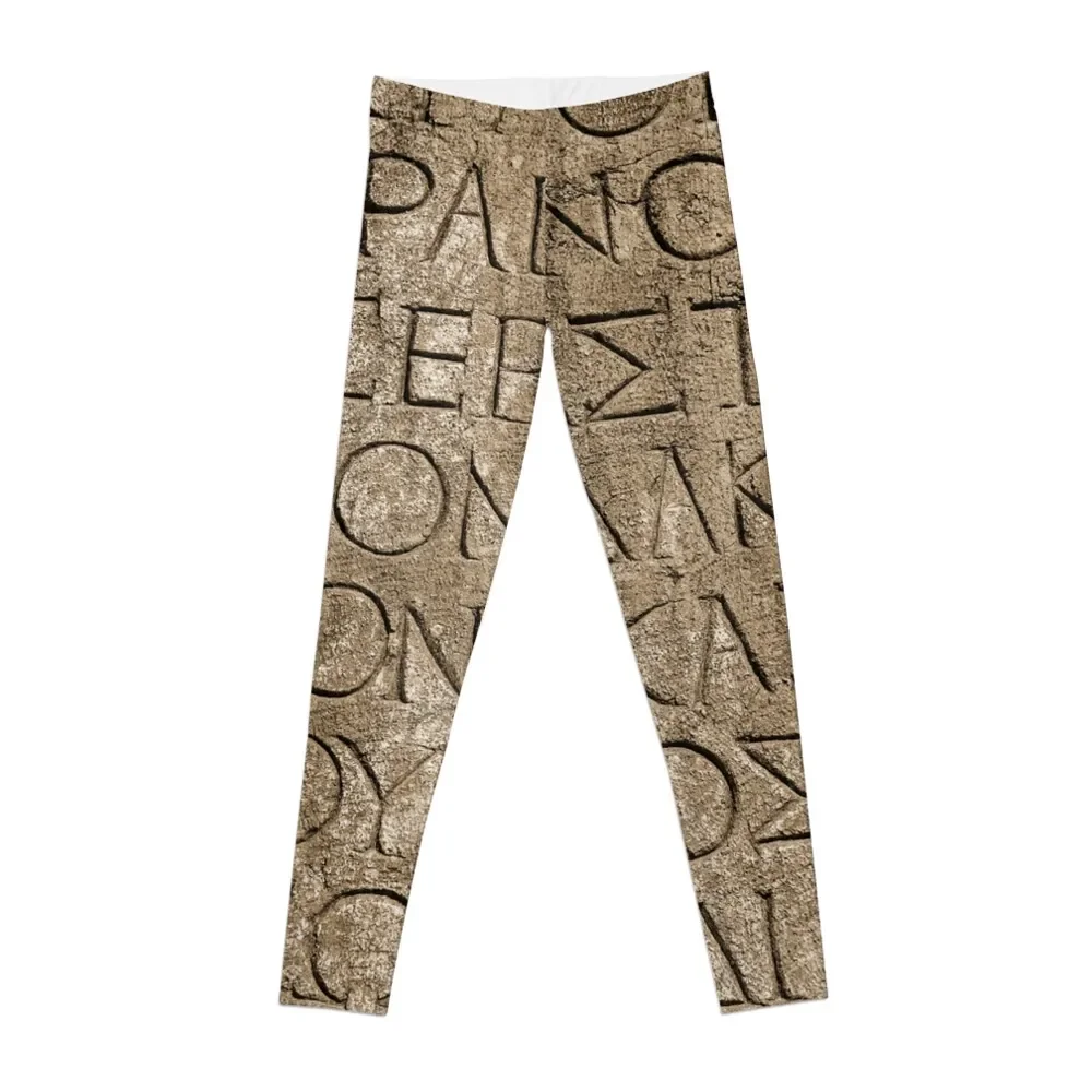 Roman / Latin alphabet set in stone Leggings sports for gym flared Female legging pants Womens Leggings
Roman / Latin alphabet set in stone Leggings sports for gym flared Female legging pants Womens Leggings