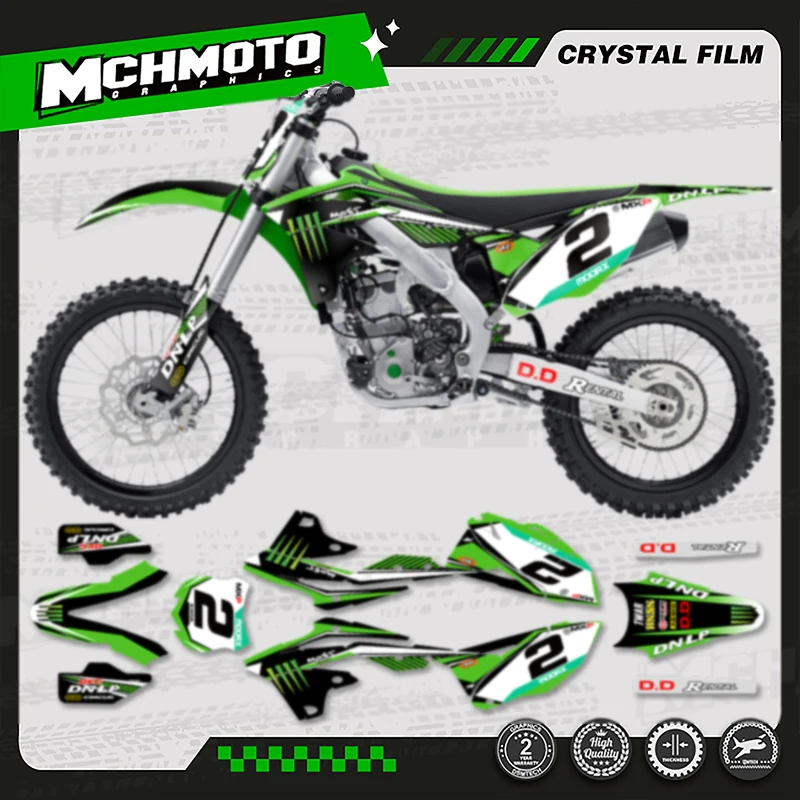 MCHMFG For KAWASAKI KXF250 KX250F 2013 2014 2015 2016 13-16 Custom Team Motorcycle Graphics Background Decals Stickers Set 001
MCHMFG For KAWASAKI KXF250 KX250F 2013 2014 2015 2016 13-16 Custom Team Motorcycle Graphics Background Decals Stickers Set 001