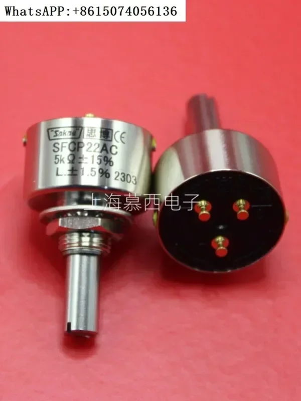 Sfcp22ac21k2k5k10k Sibo Japan SAKAE imported precision single-loop potentiometer.
Sfcp22ac21k2k5k10k Sibo Japan SAKAE imported precision single-loop potentiometer.
