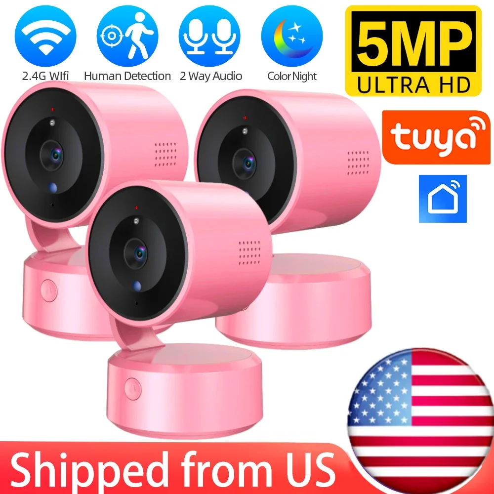 5MP Tuya Wifi One-Touch Call Camera Indoor Security IP Camara Two Way Audio Mini Baby Monitor PIR Auto Tracking Surveillance
5MP Tuya Wifi One-Touch Call Camera Indoor Security IP Camara Two Way Audio Mini Baby Monitor PIR Auto Tracking Surveillance