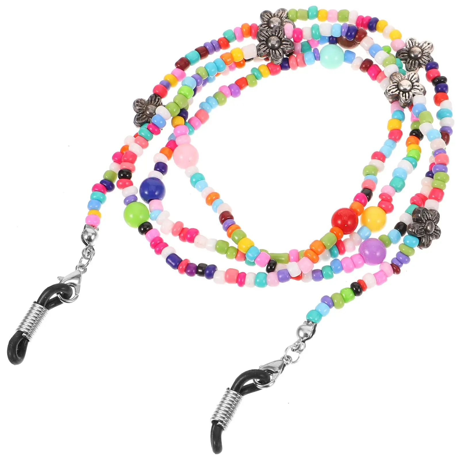 Glasses Chain Eyeglass Strap Colorful Women Fashion Sunglasses Eyewear Retainer Adjustable Rubber Holder Long Life Travel Sports
Glasses Chain Eyeglass Strap Colorful Women Fashion Sunglasses Eyewear Retainer Adjustable Rubber Holder Long Life Travel Sports