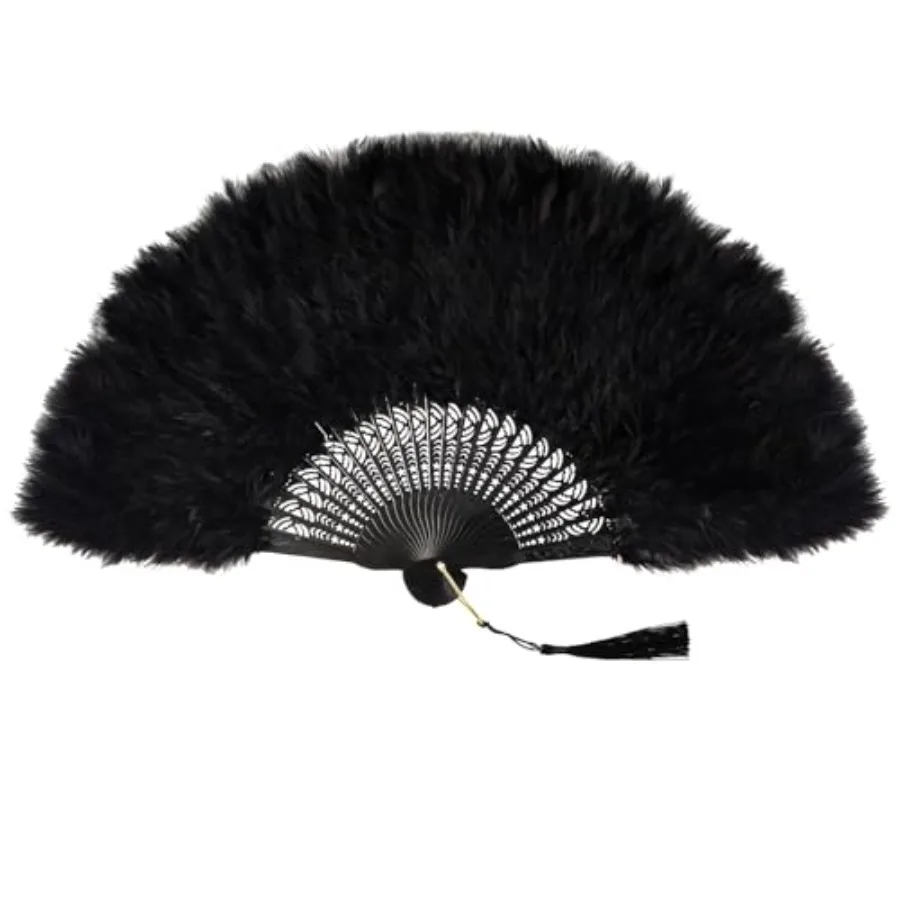 20s Vintage Folding Feather Fan 1920s Costume Vintage Flapper Handheld Fan for Tea Party Costume Party Wedding Dancing Decorati
20s Vintage Folding Feather Fan 1920s Costume Vintage Flapper Handheld Fan for Tea Party Costume Party Wedding Dancing Decorati