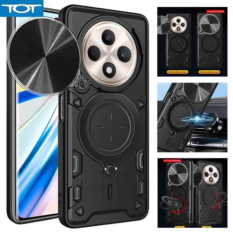 For OPPO Reno 12F 5G Case Magnetic Holder Ring Phone Cases for OPPO Reno 12 F Reno12 F 5G CPH2637 6.67" Slide Lens Armor Cover
For OPPO Reno 12F 5G Case Magnetic Holder Ring Phone Cases for OPPO Reno 12 F Reno12 F 5G CPH2637 6.67" Slide Lens Armor Cover
