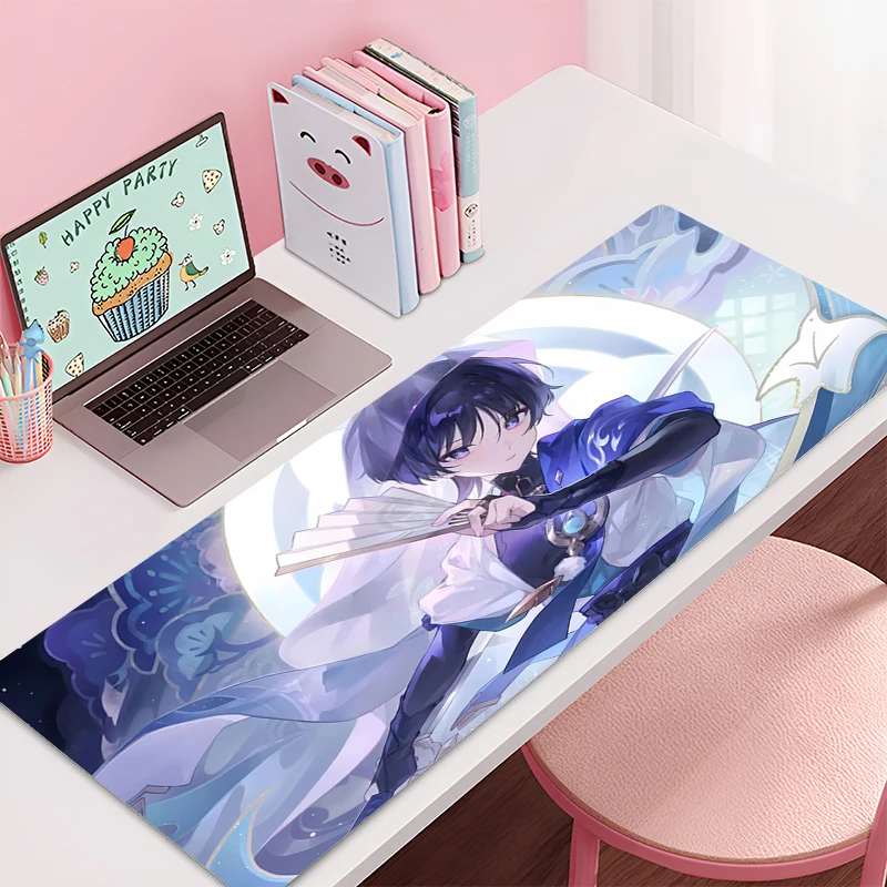 Mouse pad Large Genshin Impact Wanderer rubber keyboard mouse carpet anti-slip gamer mouse pad laptop coaster PC carpet Mousepad
Mouse pad Large Genshin Impact Wanderer rubber keyboard mouse carpet anti-slip gamer mouse pad laptop coaster PC carpet Mousepad