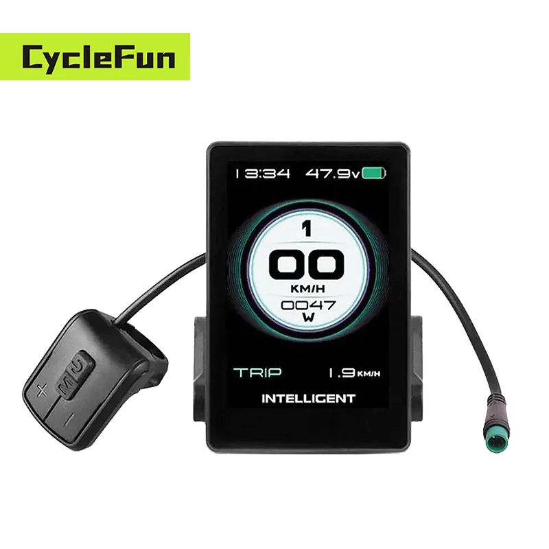 TFT 48V 60V 72V OMD Protocol 860C Display Speedometer for Sabvoton SVMC-H6 Series Motor Controller Electric Bike Bicycle
TFT 48V 60V 72V OMD Protocol 860C Display Speedometer for Sabvoton SVMC-H6 Series Motor Controller Electric Bike Bicycle