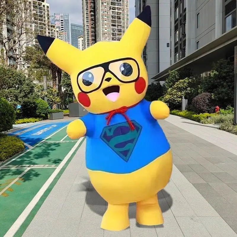 Potdemiel Pokemon Adult Pikachu Mascot Costume Full Body Cartoon Suit for Halloween Christmas Party Performance Cosplay Props
Potdemiel Pokemon Adult Pikachu Mascot Costume Full Body Cartoon Suit for Halloween Christmas Party Performance Cosplay Props